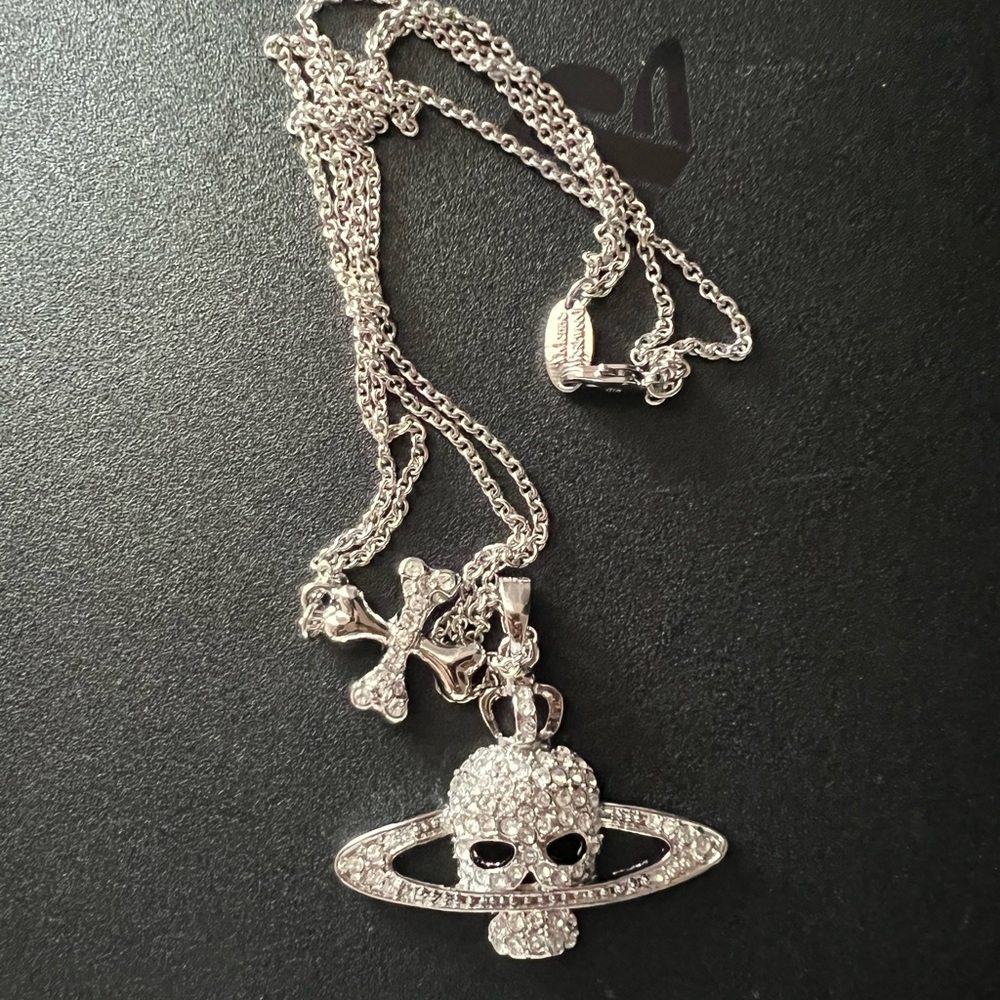 Vivienne Westwood Skull and Bones Necklace